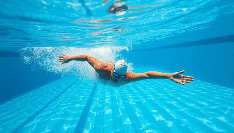 Swimmer pushing limits underwater, shift beyond your comfort zone.