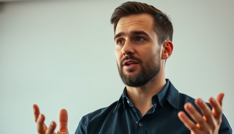 Professional male speaker discussing cheapest citizenship by investment.