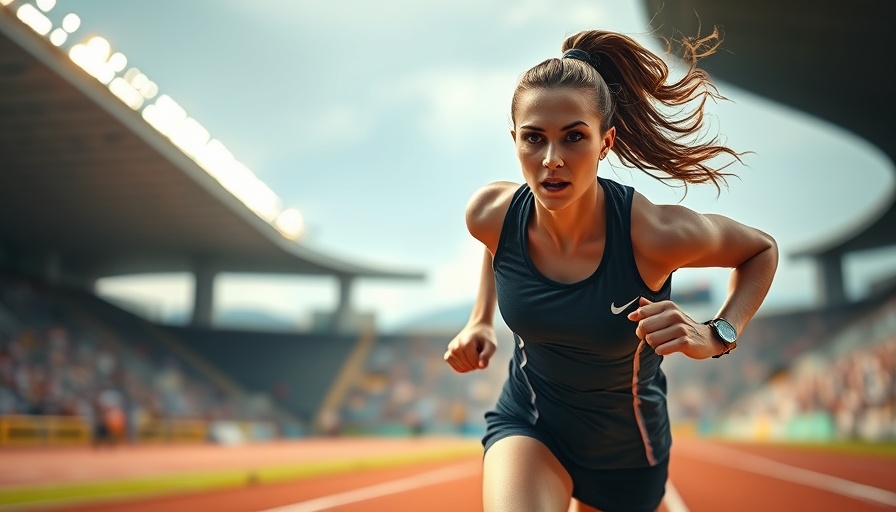 Sydney McLaughlin-Levrone displaying dominance, intense sprinting action.