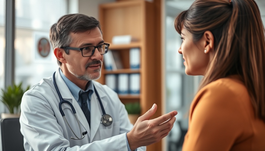 Medical consultation highlighting travel insurance for pre-existing conditions.