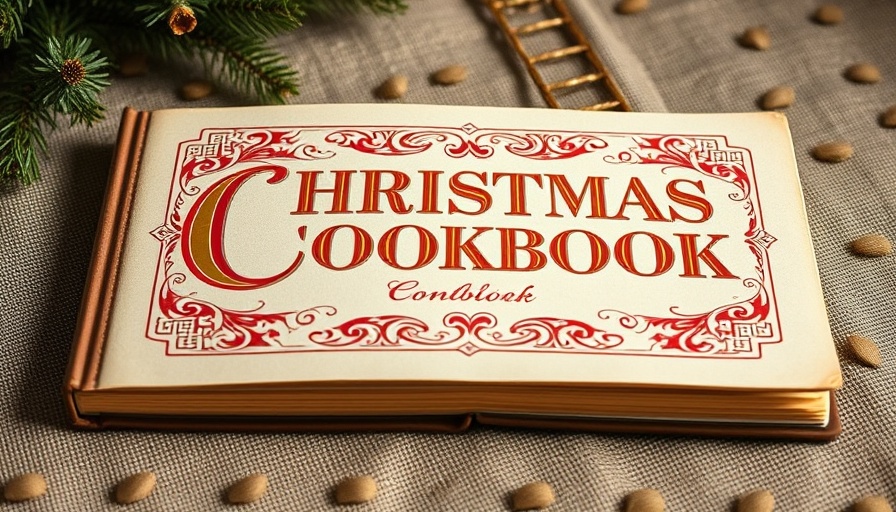 Gilded Age Christmas Cookbook with elegant vintage design.