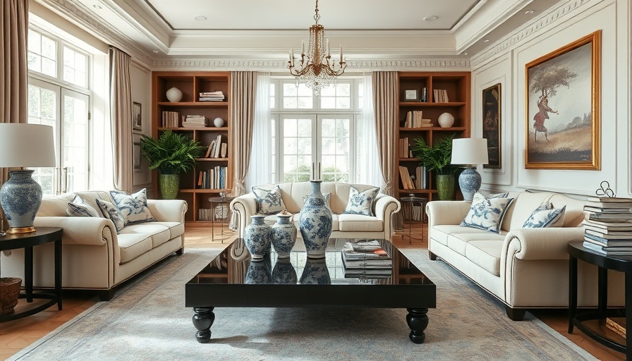 Elegant living room coffee table decorating ideas with vases and books.