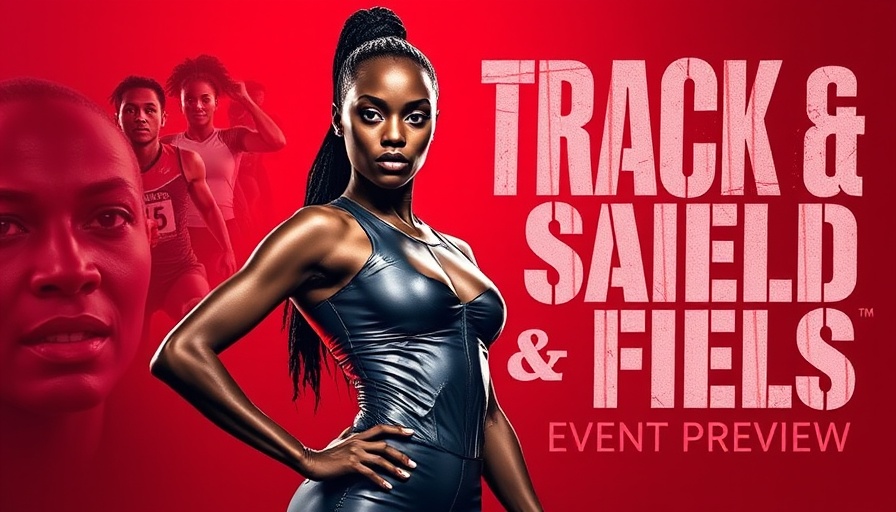 Athlos Meet Times Square Track and Field preview image with athlete portraits and bold text.