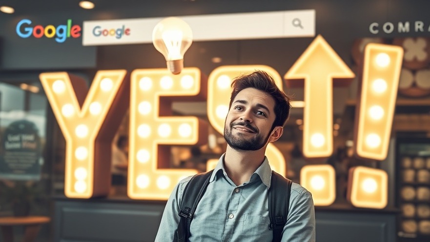 Person with excitement and realization, glowing 'YES!' and upward arrow.