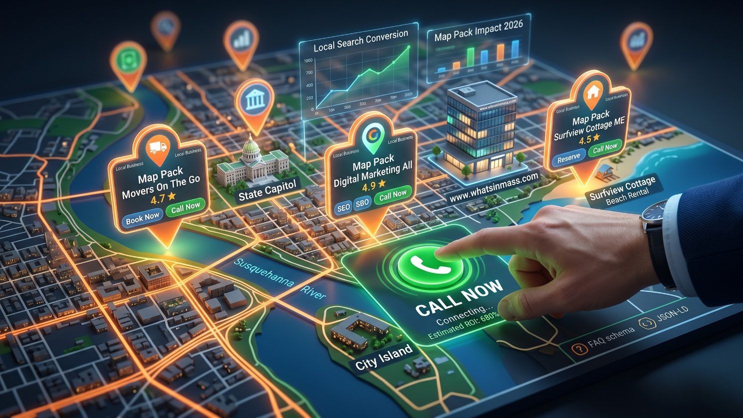 SEO benefits on map pack