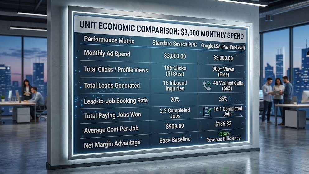 PPC vs LSA ad spend