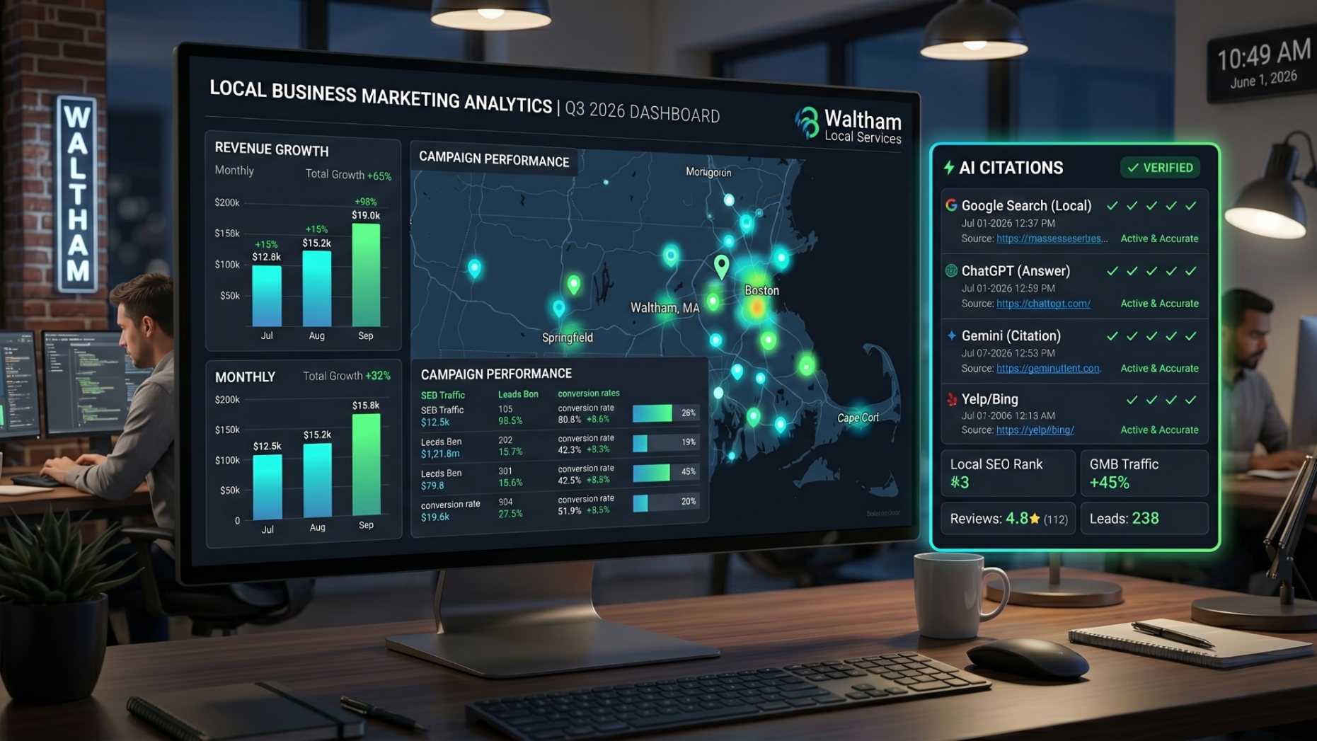 local business marketing analysis - Waltham Business