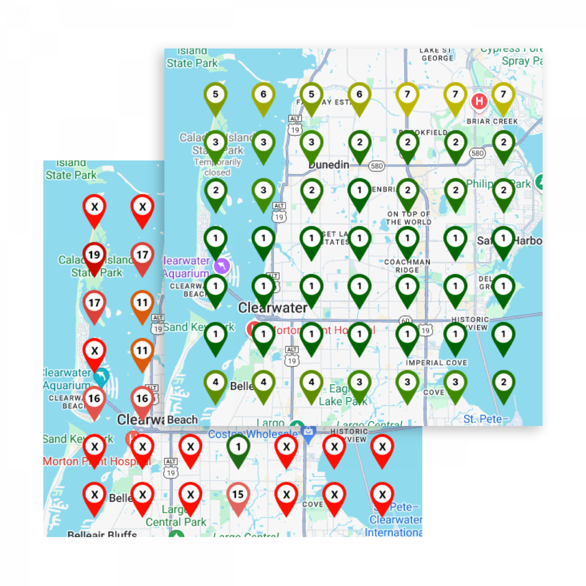 Local Heatmap Proximity Expansion