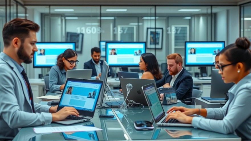 Diverse team in a vibrant office using the best AI tools 2025 for content and image generation.