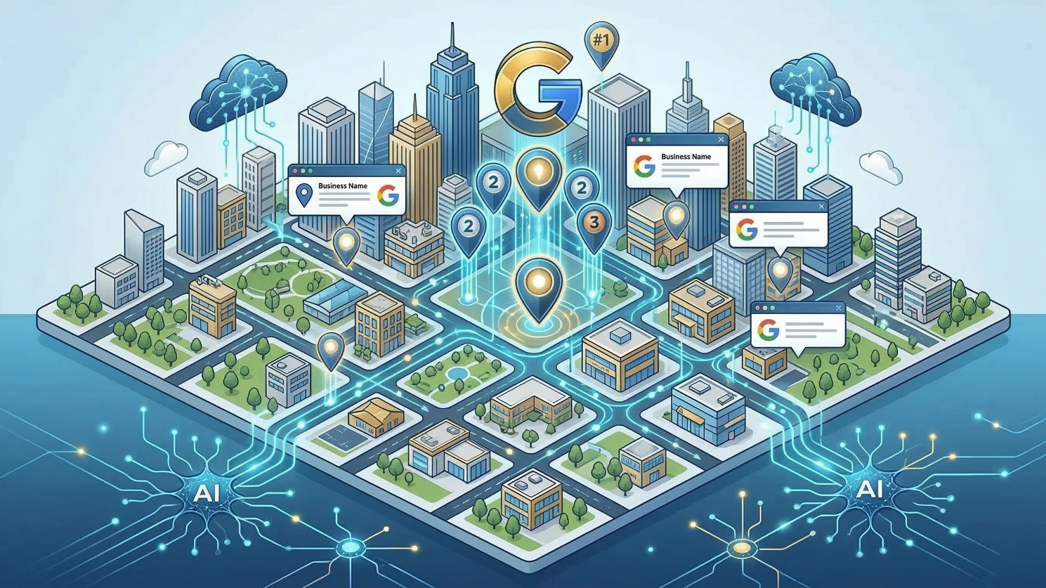 How Google pins a business in AI