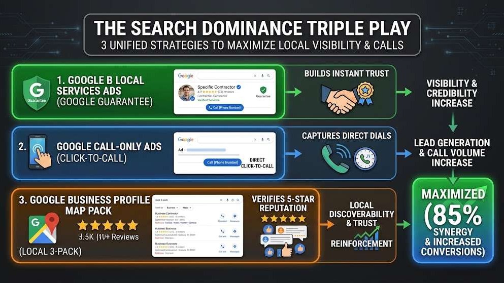 THE SEARCH DOMINANCE TRIPLE PLAY