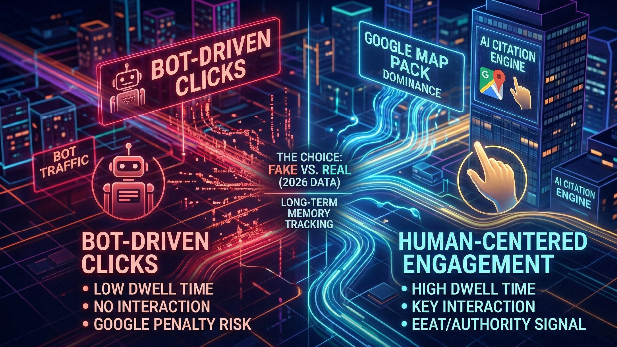 Bot traffic vs human centered engagement