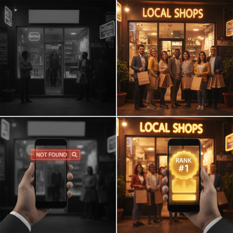 local shop with consistent information across the web