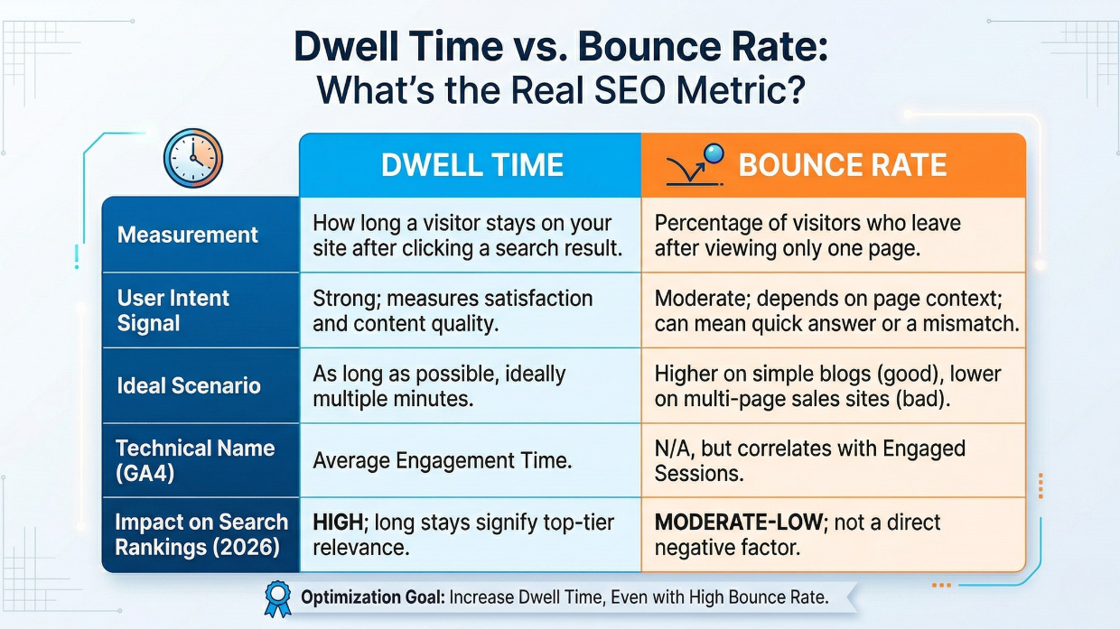 dwell time vs bounce rate