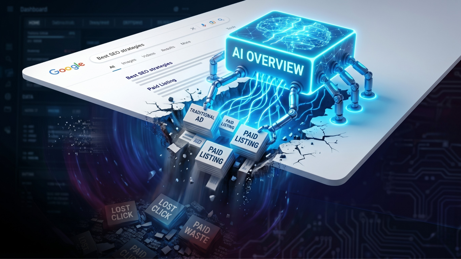 AI overview stealing traffic