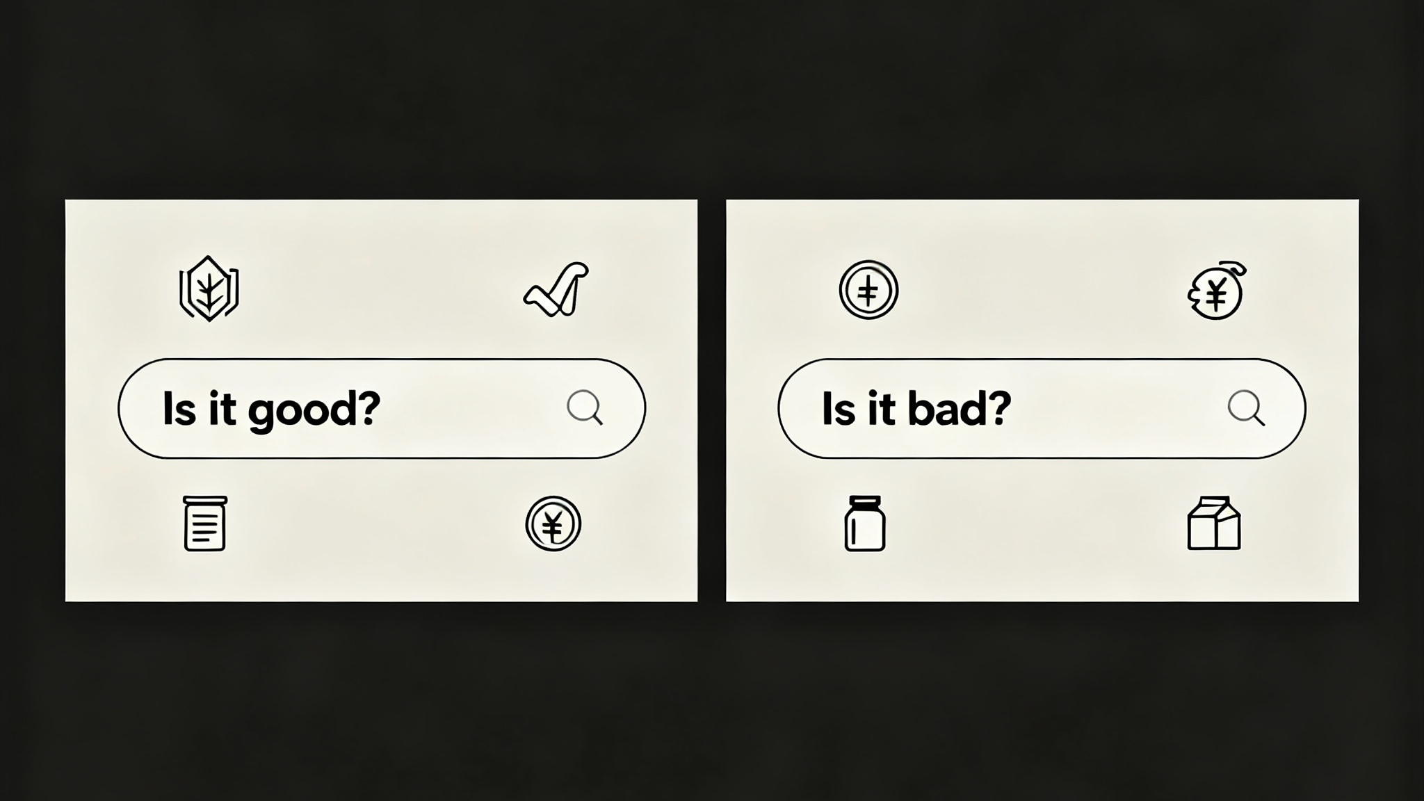 Is it Good? Is it Bad? Search Query