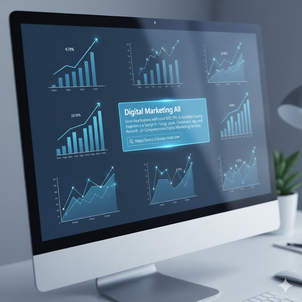 Grow Your Business with Local SEO, PPC & Branding Experts Experience a Surge in Leads, Customers, and Revenue With Our Comprehensive Digital Marketing Services.