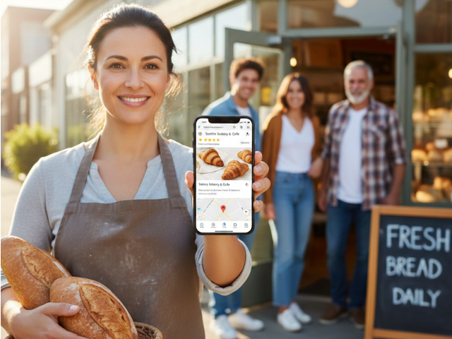 Bakery that is being found on Google