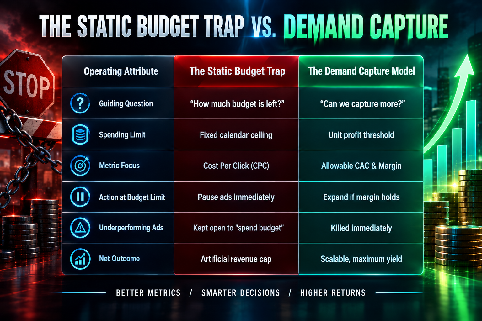 The static budget trap vs demand capture