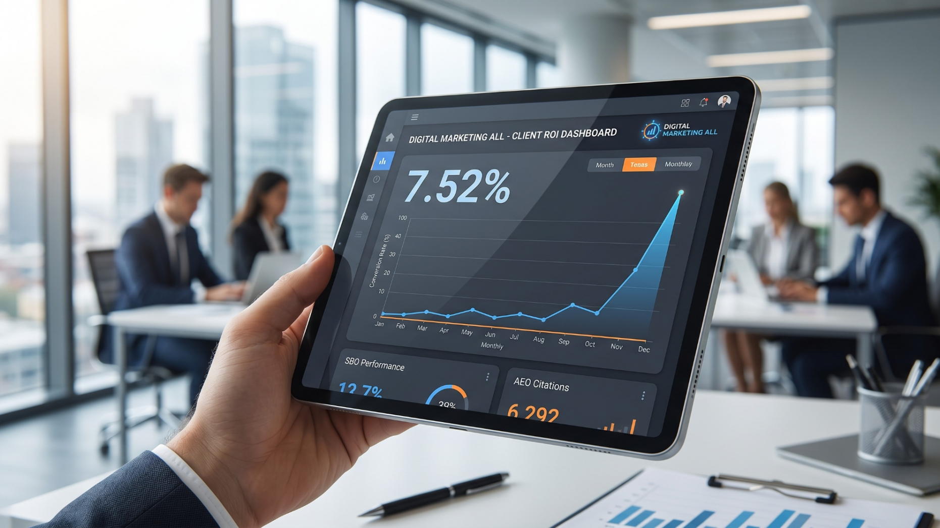 Client ROI - combine search action with social trust