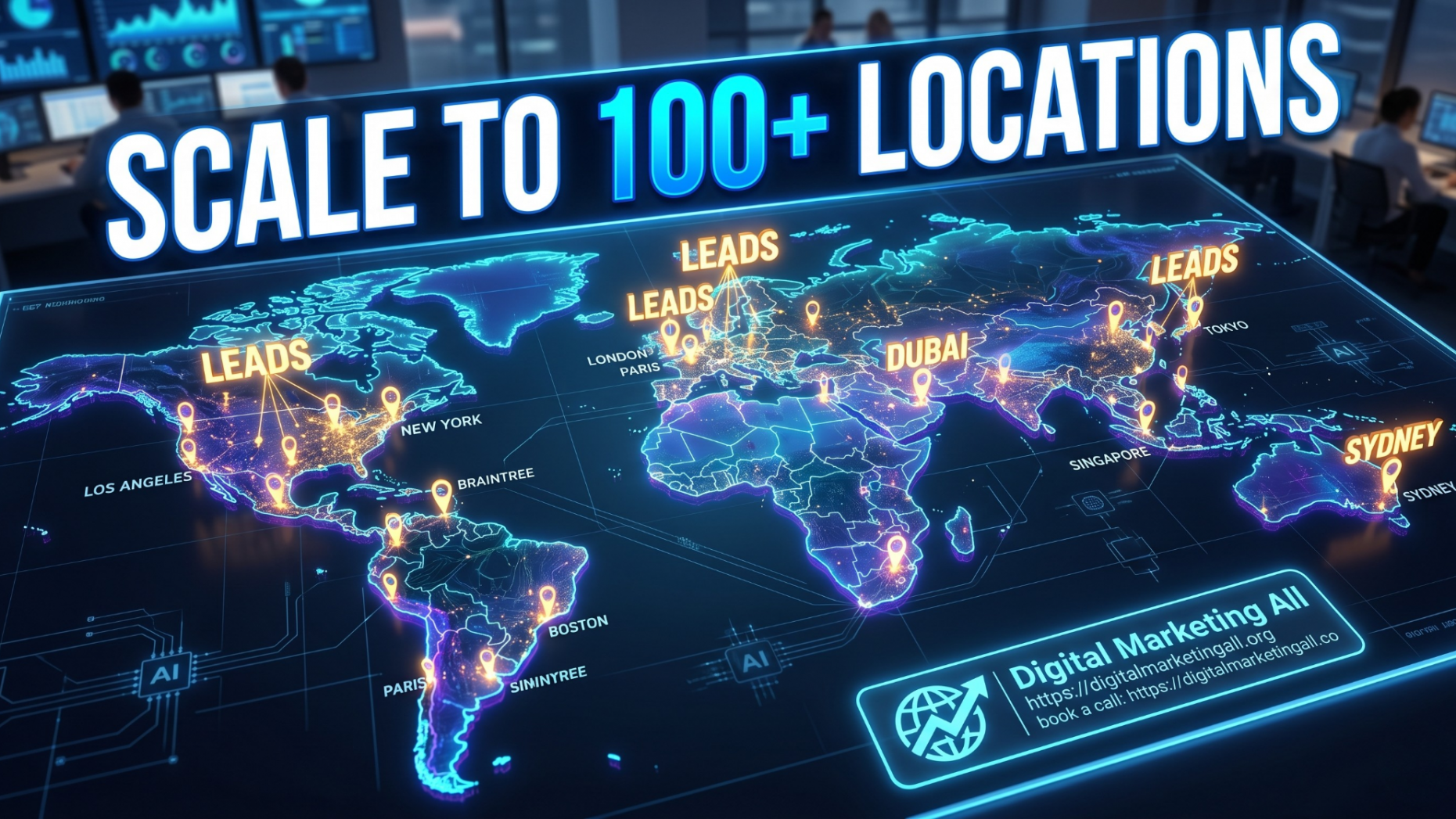 Scale to 100 locations