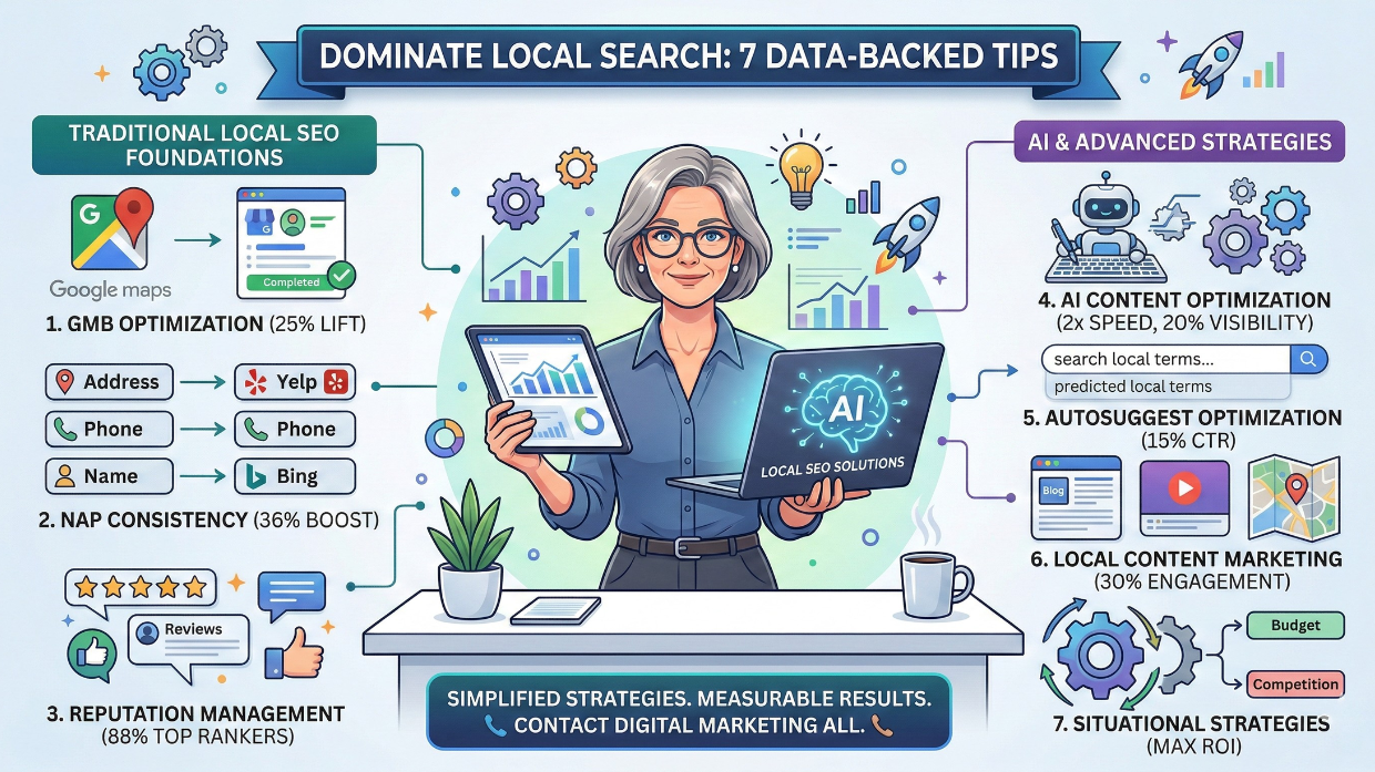 Dominate local search - 7 data backed tips