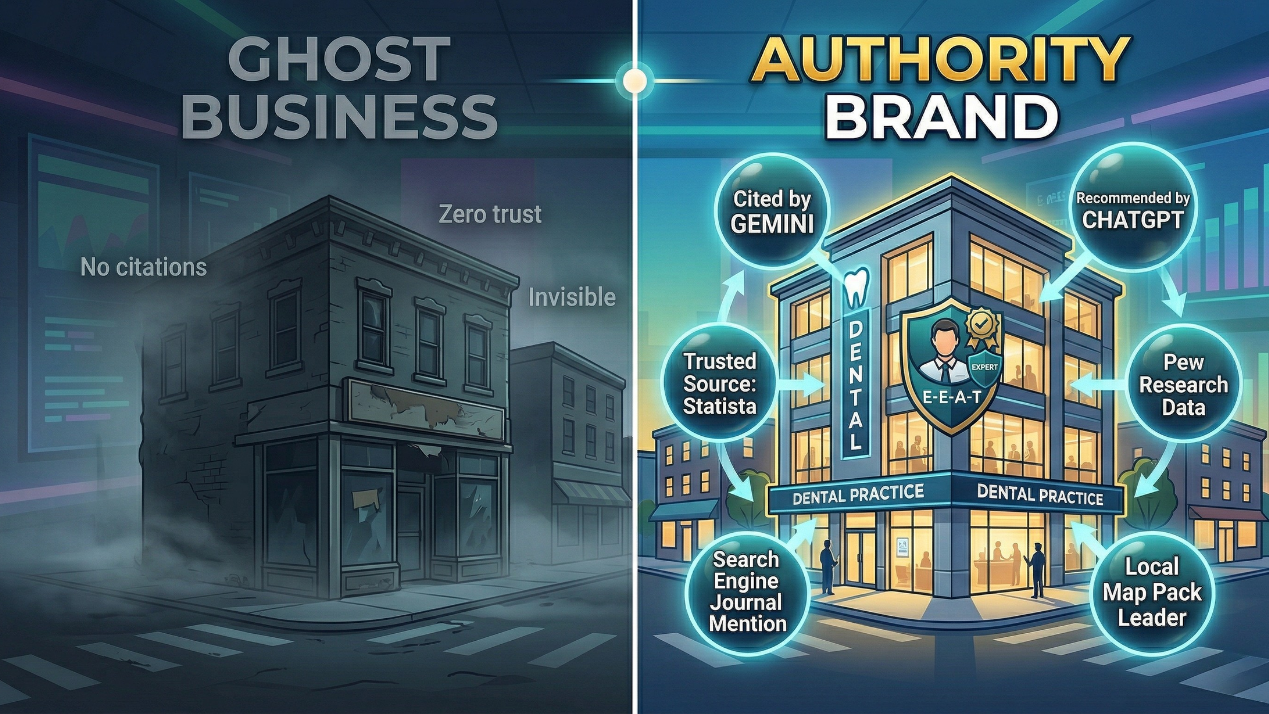 ghost business vs authority brand