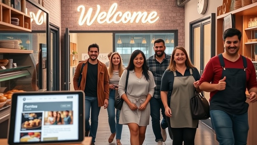 Diverse customers at a local bakery showcasing effective local SEO strategies for business lead generation.