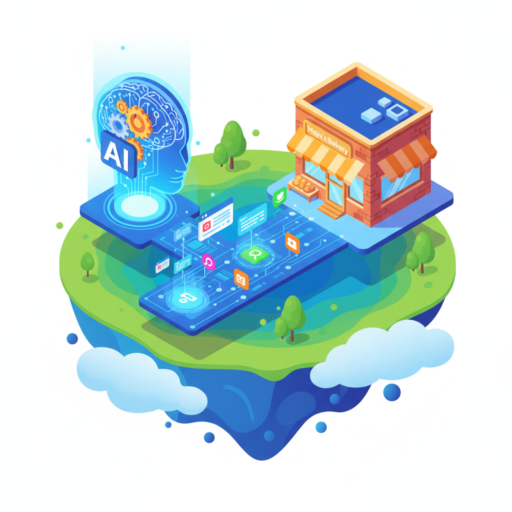 Showing up in AI just when someone searches