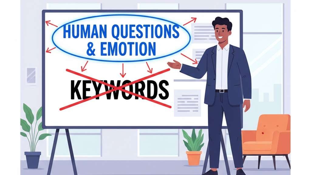 Human Questions and Emotions over keywords