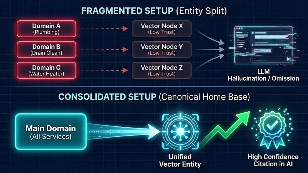 fragmented set up