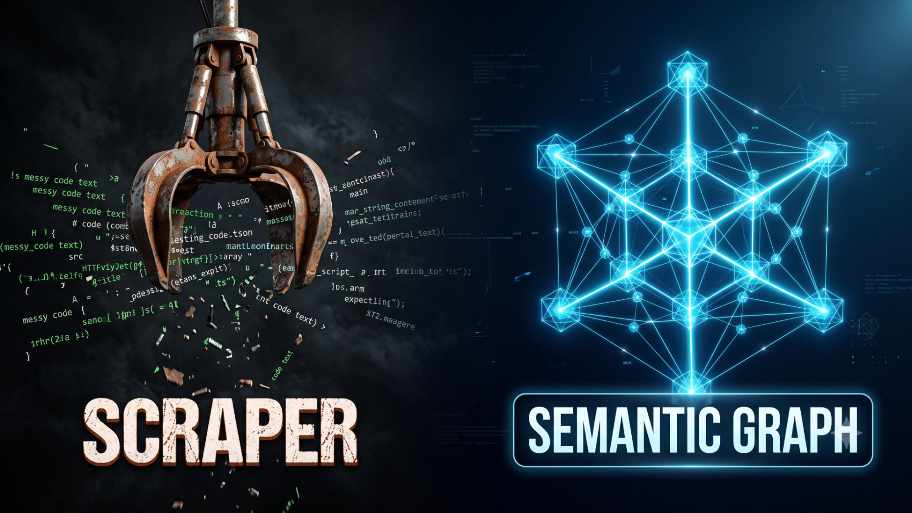 Scraper vs semantic graph