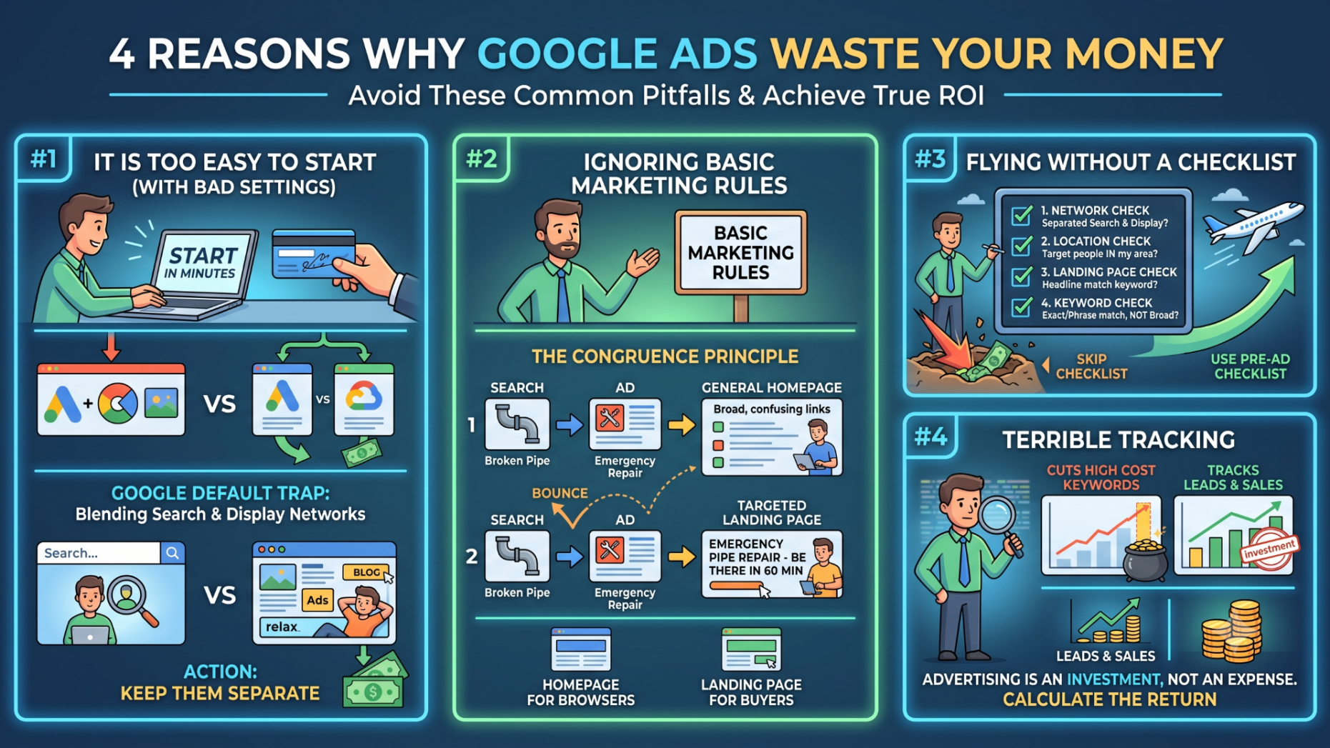 4 Reasons why google ads waste your money
