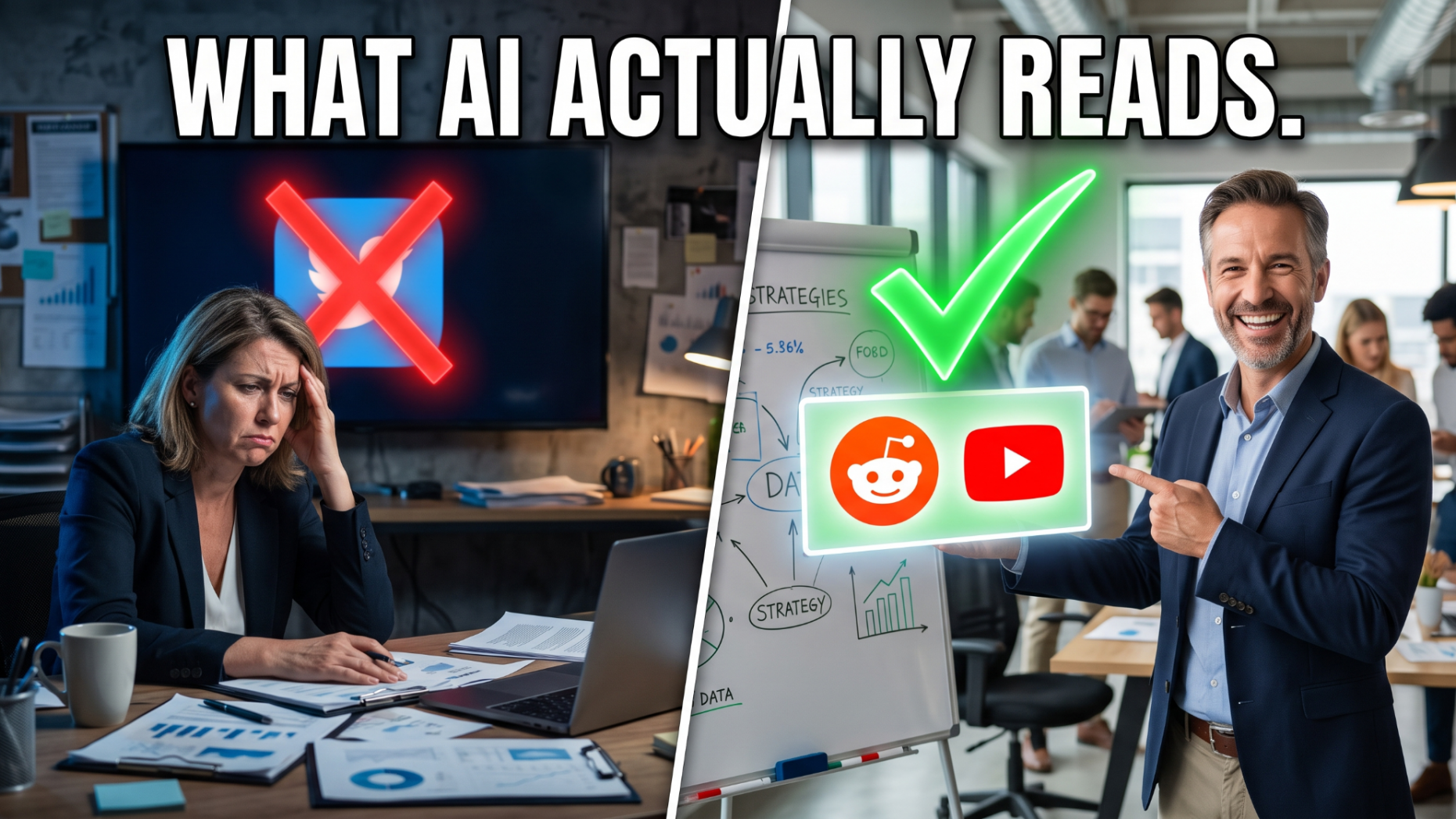 What social platforms ai actually reads?