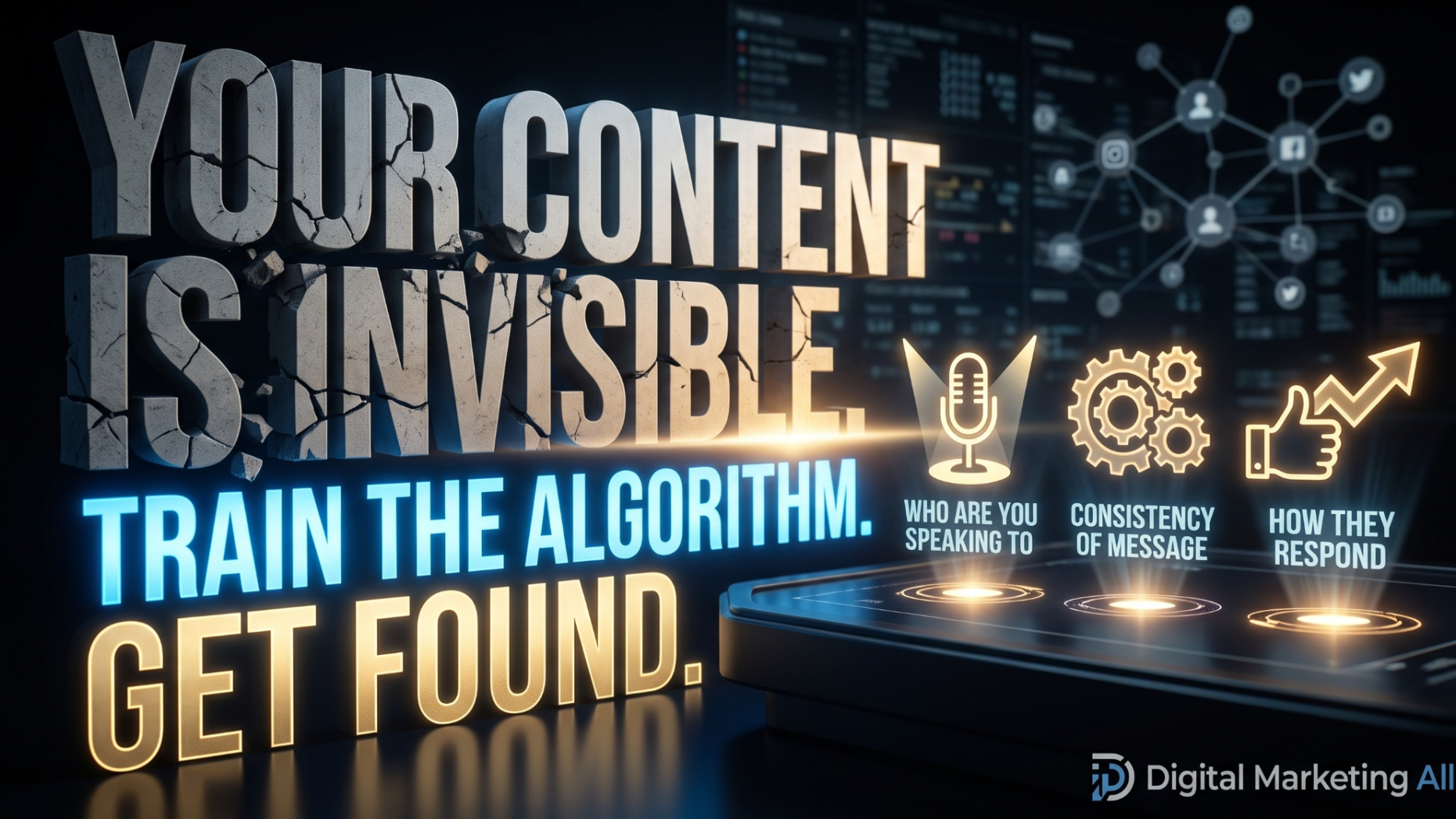 Your Content is Invisible. Train The Algorithm.