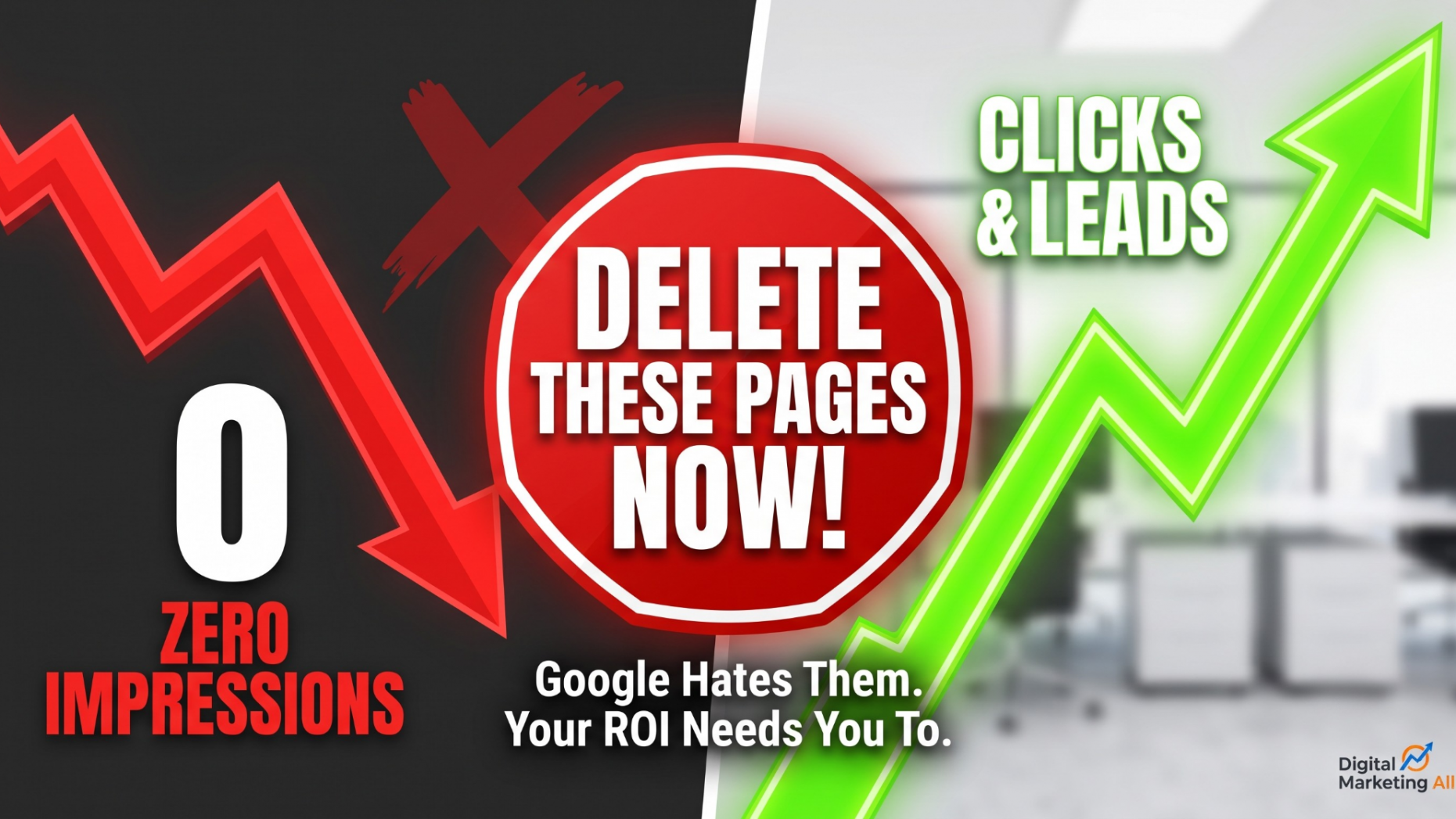 Delete These Pages Now - Google Hates Them. Your ROI Needs You To.