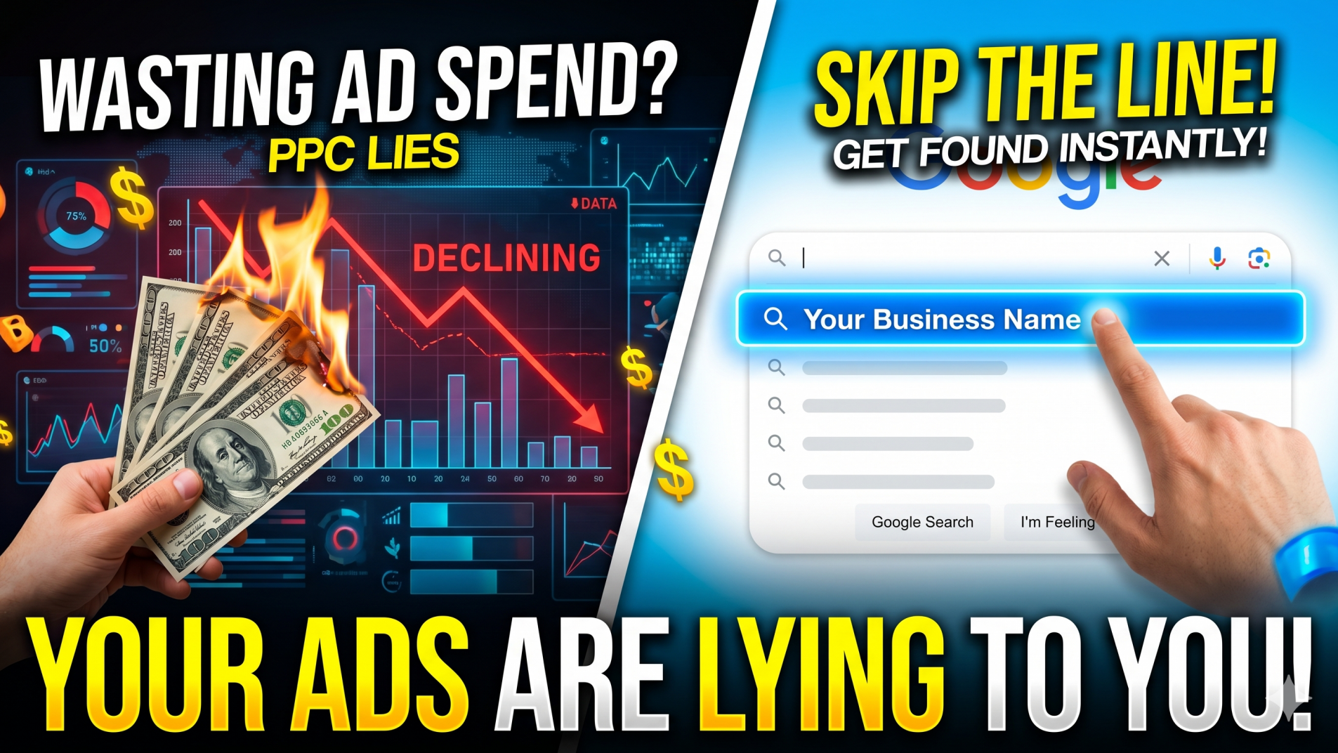 Wasting Ad spend - PPC Lies. Your ads are lying to you.
