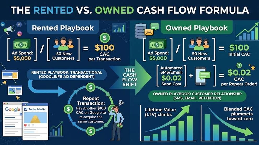 The rented vs owned cash flow formula
