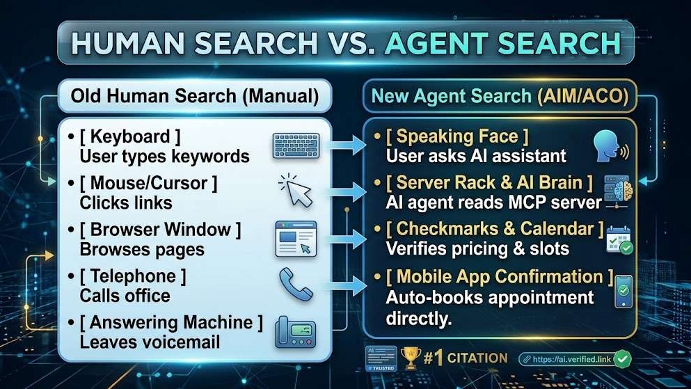 Human Search vs Agent Search