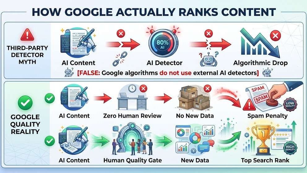 how google ranks content