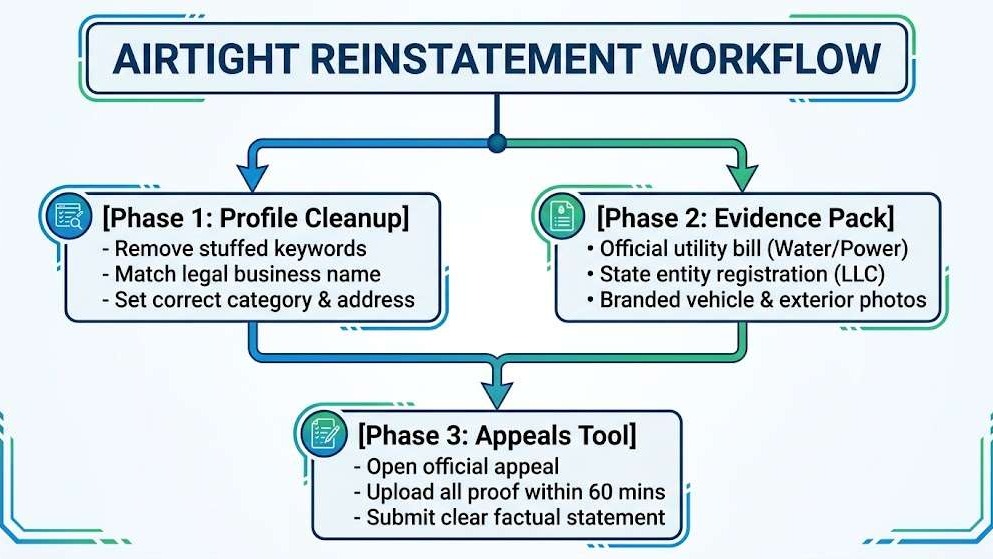 airtight reinstatement workflow