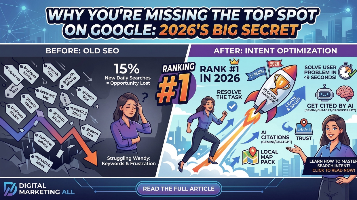 Why you are missing the top spot on google