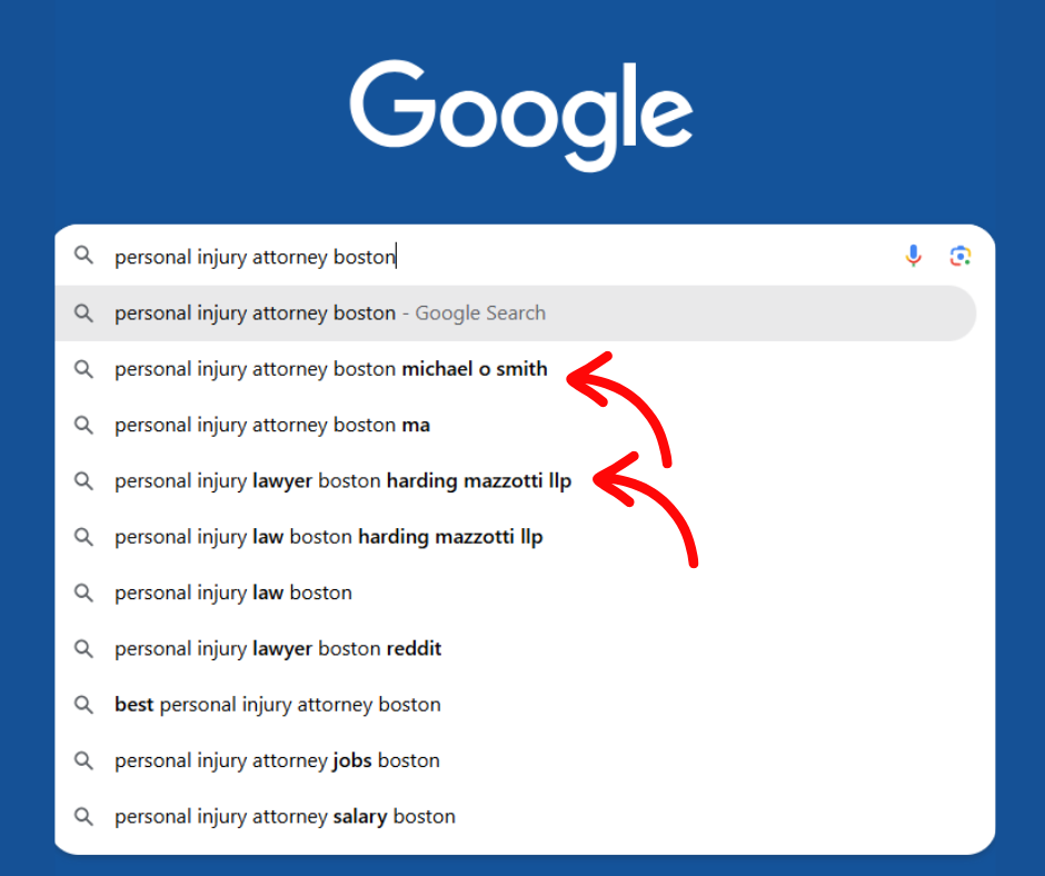 Get found in the search box on Google