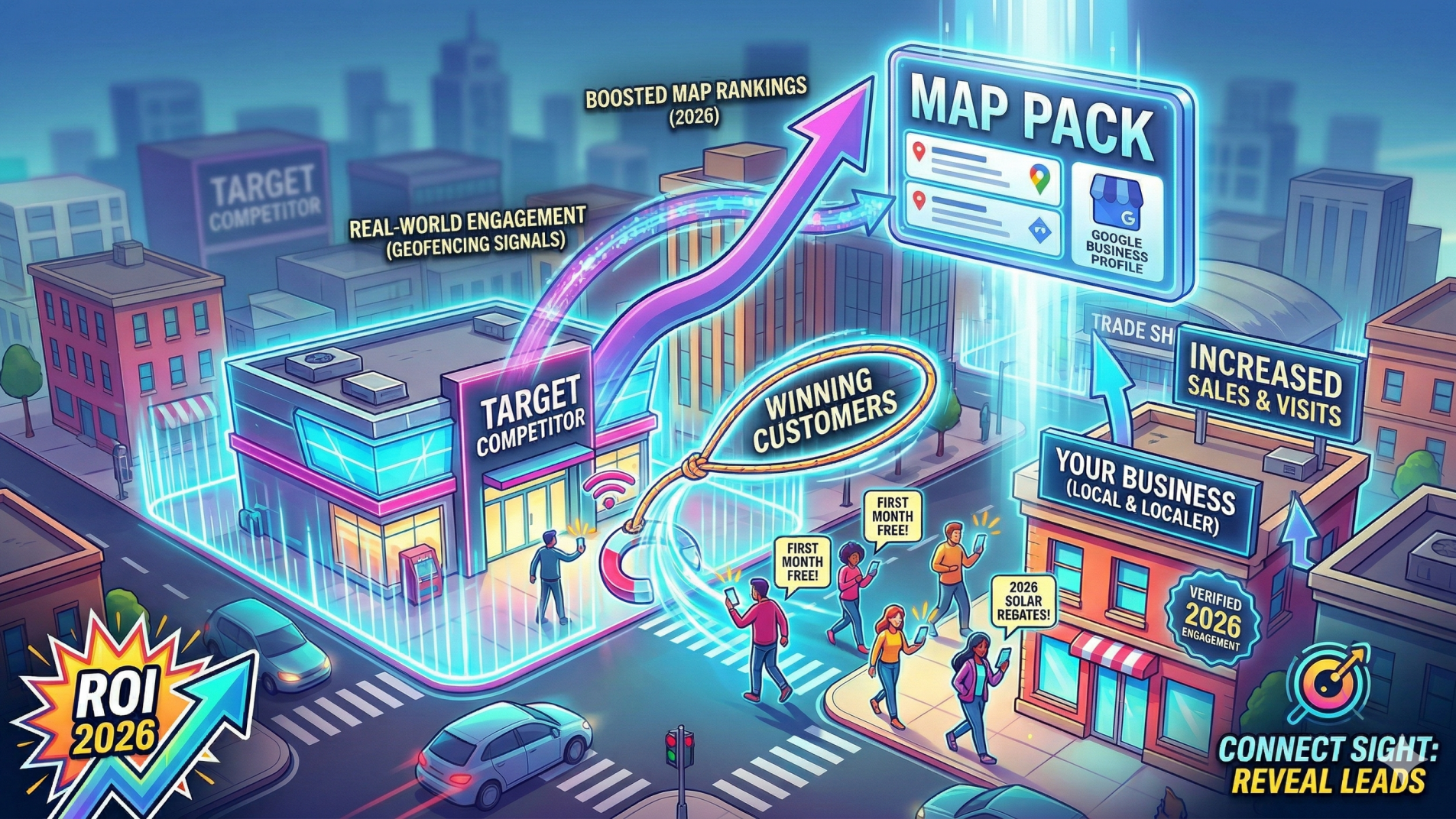 How geo fencing helps the map pack.