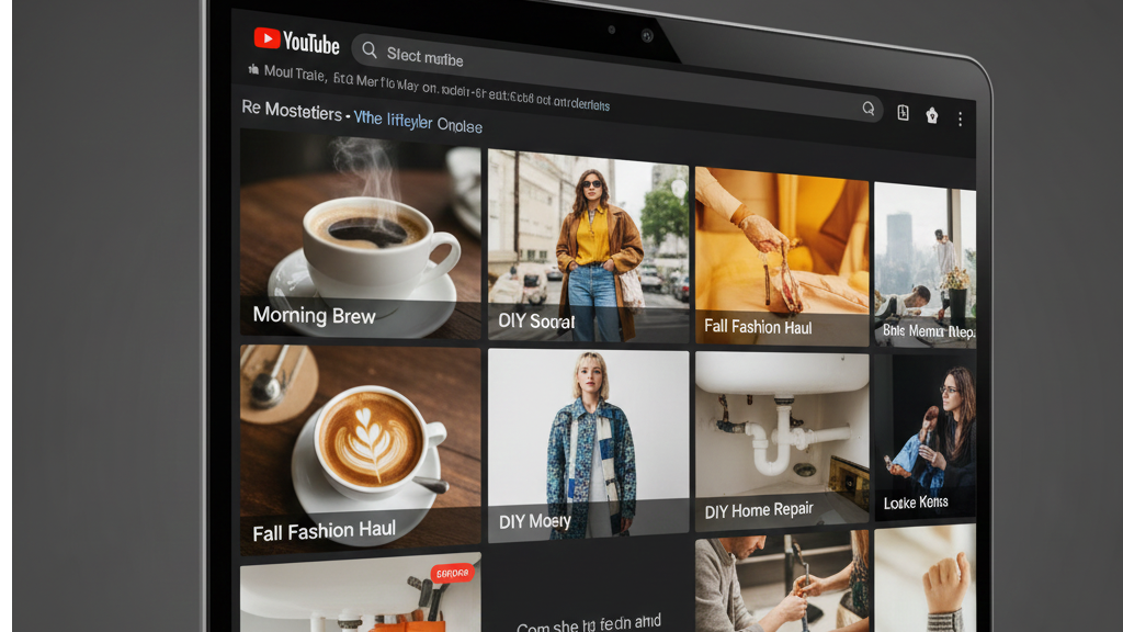 Ads appearing on YouTube