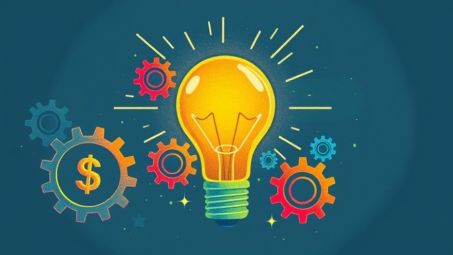 Lightbulb moment with gears turning into money symbols for ad fixes, vibrant colors.