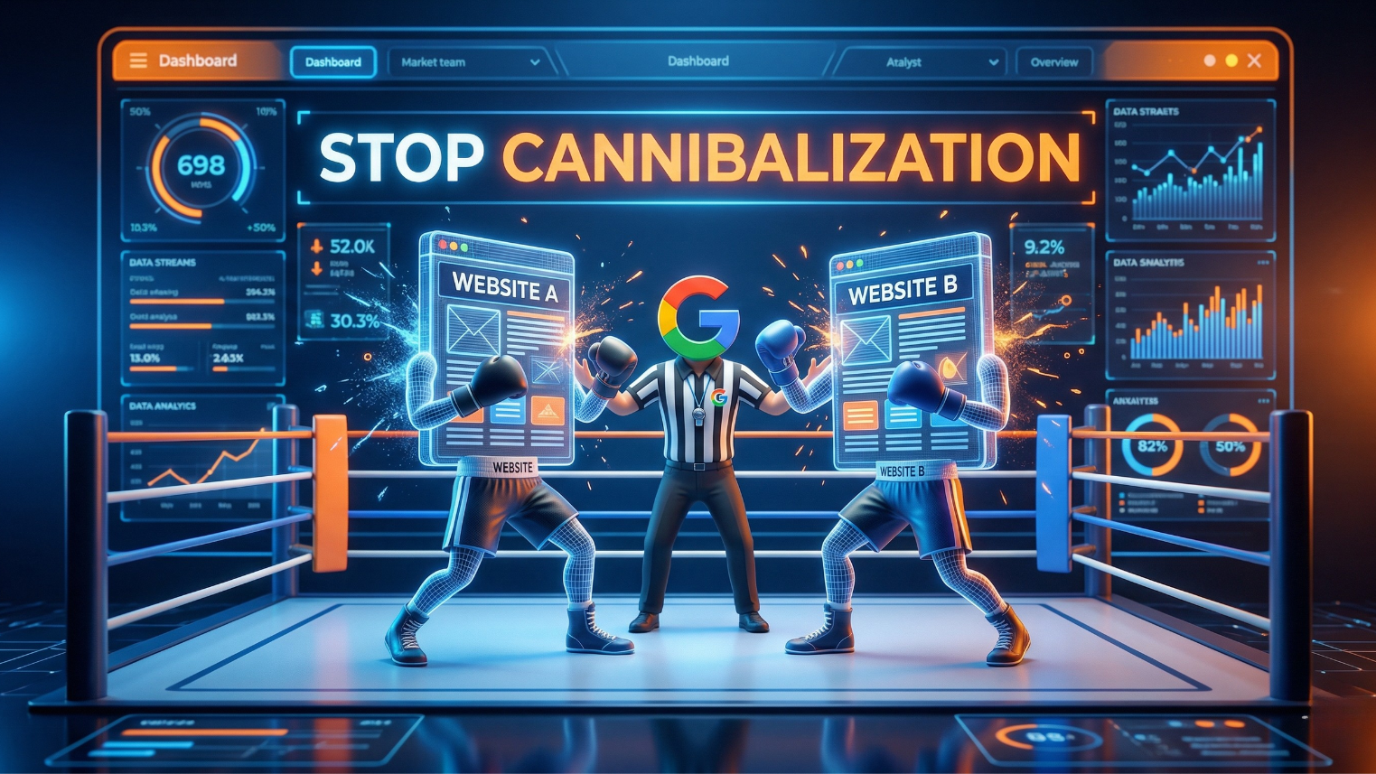 Keywords fighting for keywords