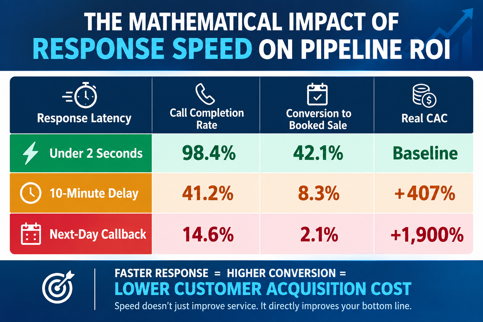 The Mathematical Impact of Response Speed on Pipeline ROI