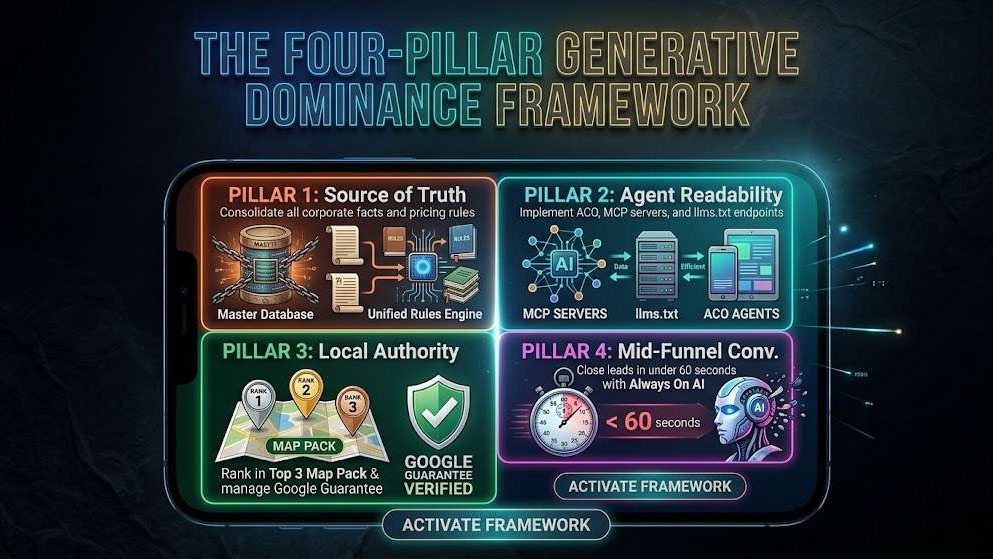 The 4 pillar generative dominance framework