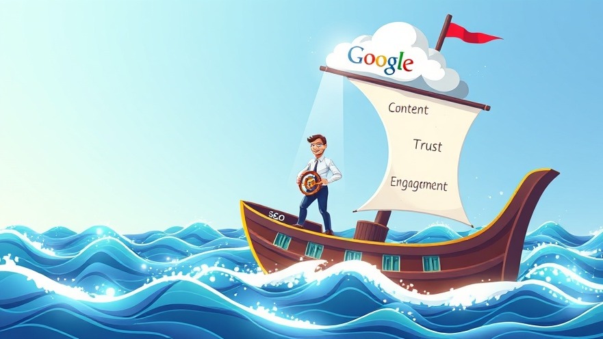 Business owner navigating digital marketing with Google core update June 2025 insights.